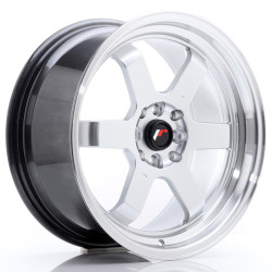 JR Wheels JR12 17x8 ET33 4x100/114 Hyper Silver w/Machined Lip