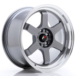 JR Wheels JR12 18x9 ET25 5x114/120 Gun Metal w/Machined Lip