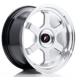 JR Wheels JR12 16x8 ET20-22 BLANK Hyper Silver w/Machined Lip