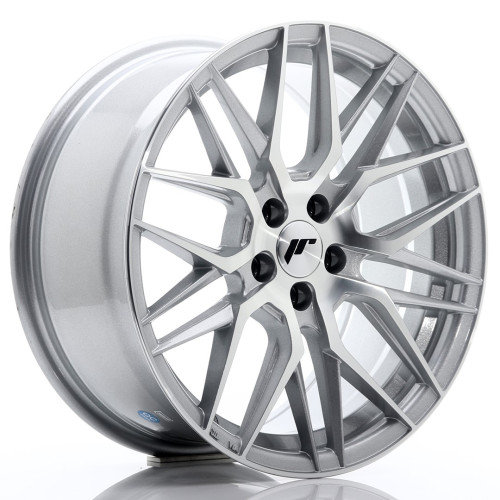 JR Wheels JR28 17x8 ET40 5x112 Silver Machined Face