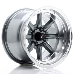 JR Wheels JR19 14x9 ET-25 4x100/114 Gun Metal w/Machined Lip