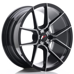 JR Wheels JR30 18x8,5 ET20-40 5H BLANK Black Brushed w/Tinted Face