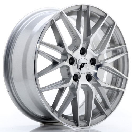 JR Wheels JR28 17x7 ET40 5x112 Silver Machined Face