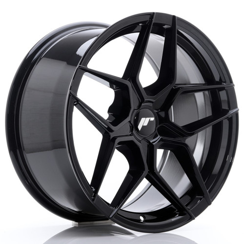 JR Wheels JR34 18x9 ET20-42 5H BLANK Glossy Black