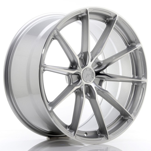 JR Wheels JR37 20x10 ET20-45 5H BLANK Silver Machined Face