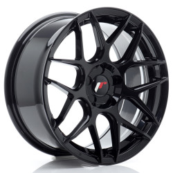 JR Wheels JR18 17x8 ET35 5H BLANK Glossy Black