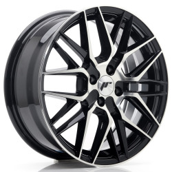 JR Wheels JR28 17x7 ET40 4x100 Gloss Black Machined Face