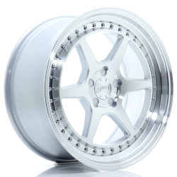 JR Wheels JR43 18x8,5 ET15-35 5H BLANK Silver w/Machined Face