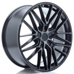 JR Wheels JR38 21x9,5 ET14-58 5H BLANK Black Brushed w/Tinted Face