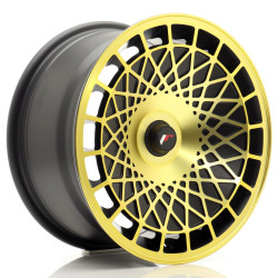 JR Wheels JR14 16x8 ET25 Blank Black Gold Finish