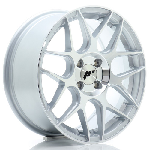 Felga Aluminiowa JR Wheels JR18 16x7 ET35 4x100 Silver Machined Face