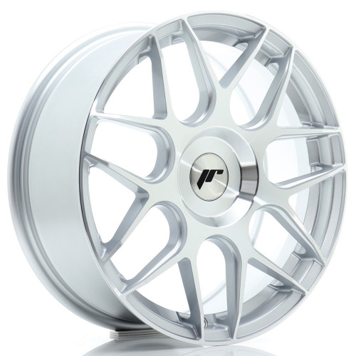 Felga Aluminiowa JR Wheels JR18 17x7 ET20-40 BLANK Silver Machined Face