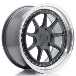 Felga Aluminiowa JR Wheels JR47 18x8,5 ET15-35 5H BLANK Hyper Gray w/Machined Lip