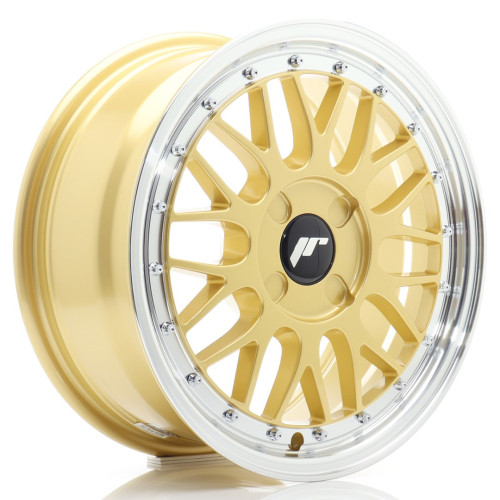 Felga Aluminiowa JR Wheels JR23 16x7 ET20-45 4H BLANK Gold w/Machined Lip