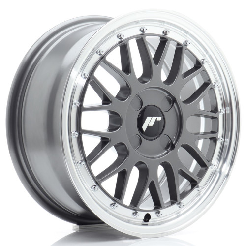 Felga Aluminiowa JR Wheels JR23 16x7 ET20-45 4H BLANK Hyper Gray w/Machined Lip