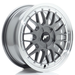 Felga Aluminiowa JR Wheels JR23 16x7 ET20-45 5H BLANK Hyper Gray w/Machined Lip