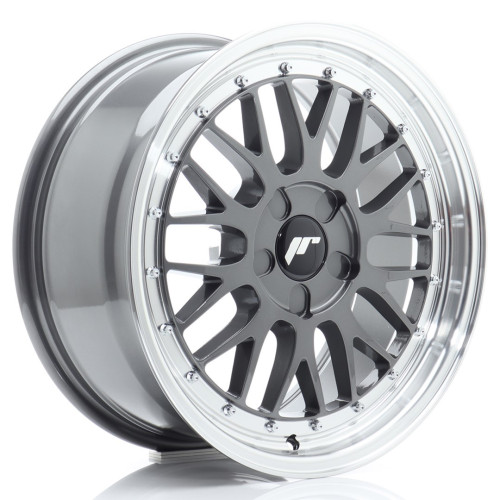 Felga Aluminiowa JR Wheels JR23 17x7,5 ET20-40 5H BLANK Hyper Gray w/Machined Lip