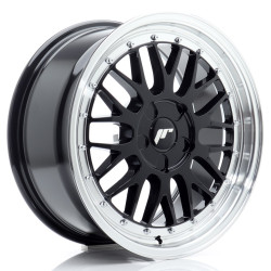 Felga Aluminiowa JR Wheels JR23 17x8 ET20-45 5H BLANK Gloss Black w/Machined Lip