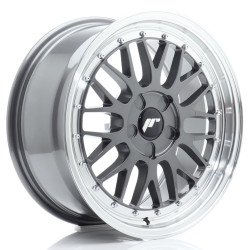 Felga Aluminiowa JR Wheels JR23 17x8 ET20-45 5H BLANK Hyper Gray w/Machined Lip