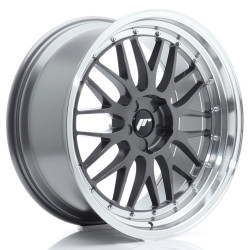 Felga Aluminiowa JR Wheels JR23 20x10 ET20-40 5H BLANK Hyper Gray w/Machined Lip