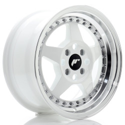 Felga Aluminiowa JR Wheels JR6 15x7 ET35 4x100 White w/Machined Lip