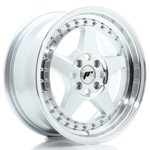 Felga Aluminiowa JR Wheels JR6 16x7 ET35 4x100 Silver Machined Face