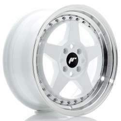 Felga Aluminiowa JR Wheels JR6 16x7 ET35 4x100 White w/Machined Lip