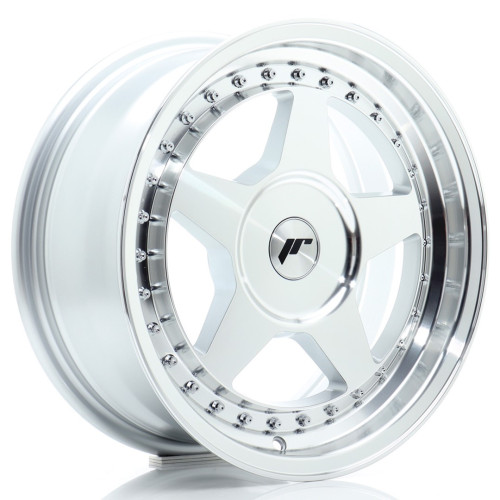 Felga Aluminiowa JR Wheels JR6 16x7 ET20-35 BLANK Silver Machined Face