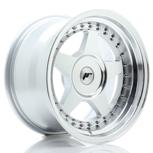 Felga Aluminiowa JR Wheels JR6 16x9 ET0-20 BLANK Silver Machined Face