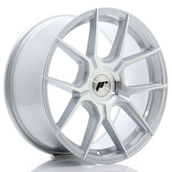 Felga Aluminiowa JR Wheels JR30 17x8 ET20-40 BLANK Silver Machined Face