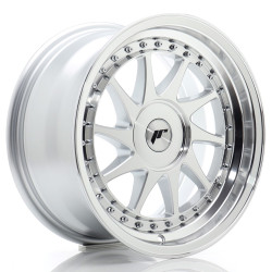 Felga Aluminiowa JR Wheels JR26 16x8 ET10-30 BLANK Silver Machined Face