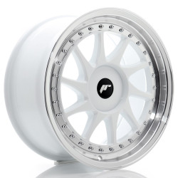 Felga Aluminiowa JR Wheels JR26 17x8 ET20-35 BLANK White w/Machined Lip