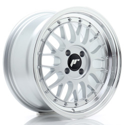 Felga Aluminiowa JR Wheels JR23 16x8 ET20 4x100 Hyper Silver w/Machined Lip