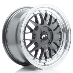 Felga Aluminiowa JR Wheels JR23 16x8 ET20-45 4H BLANK Hyper Gray w/Machined Lip