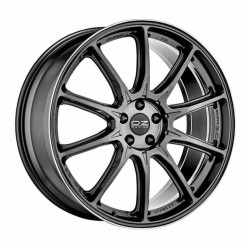 OZ Racing Hyper XT HLT 20x10 ET33 5x112 Star Graphite Diamond Lip